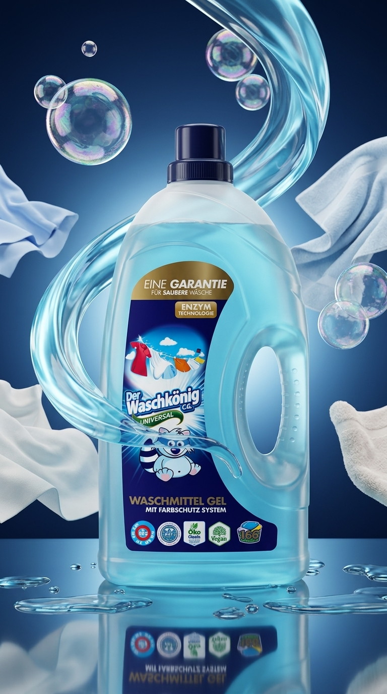 WaschKönig Universal prací gel - lifestyle poster