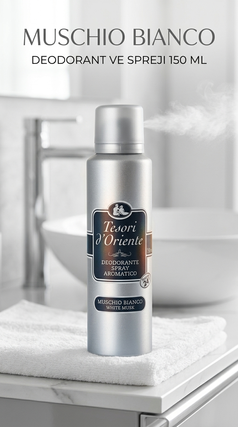 Tesori d'Oriente Muschio Bianco deodorant - lifestyle poster
