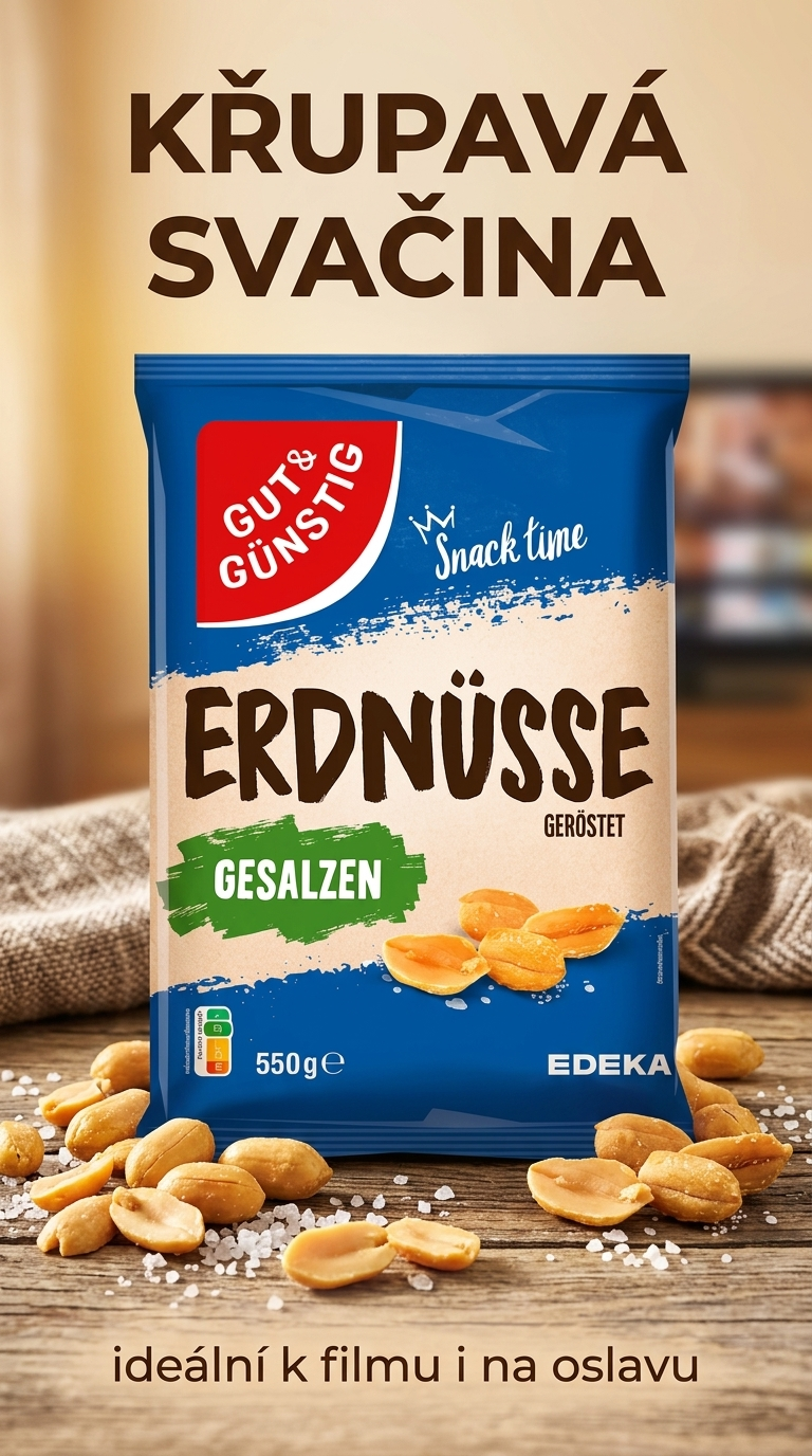 G&G Arašídy pražené a solené 550 g - lifestyle poster
