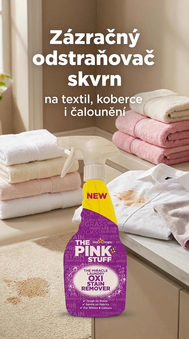 The Pink Stuff odstraňovač skvrn - lifestyle poster