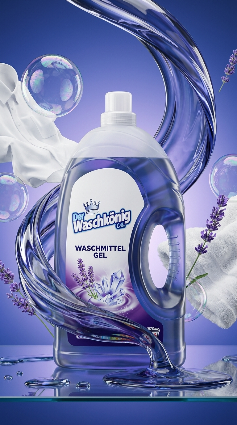 Waschkönig Universal Lavender prací gel 5 l - lifestyle poster