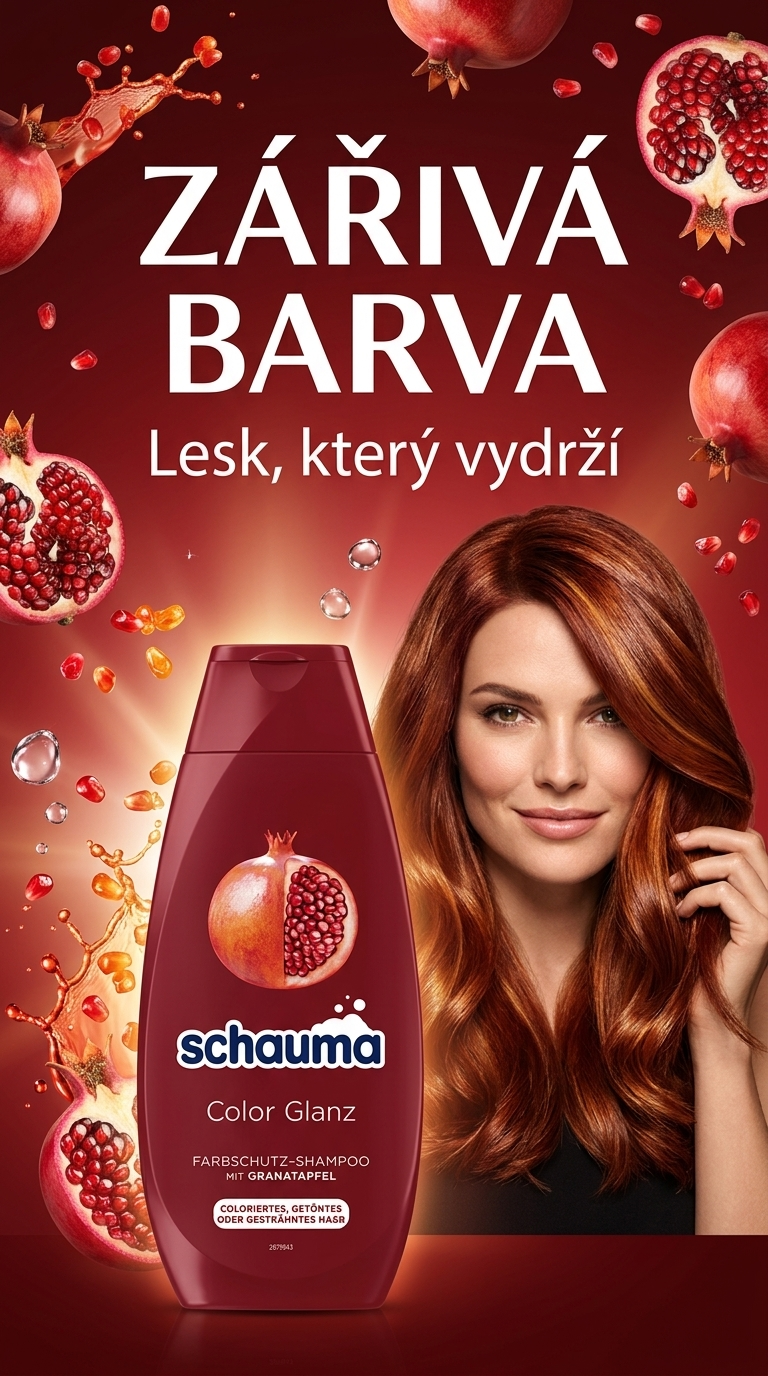 Schauma Color Glanz šampon - lifestyle plakát