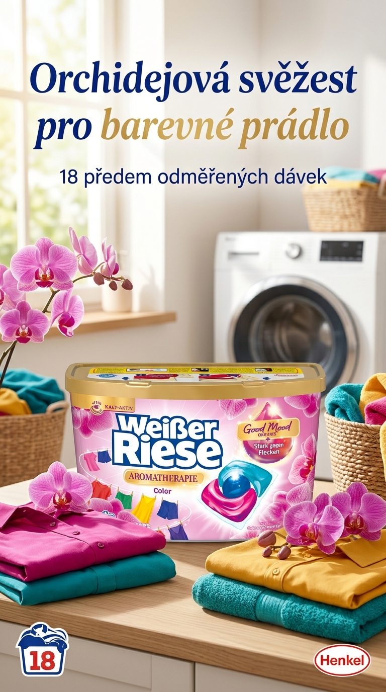 Weisser Riese Color Trio Caps Orchidej - lifestyle poster