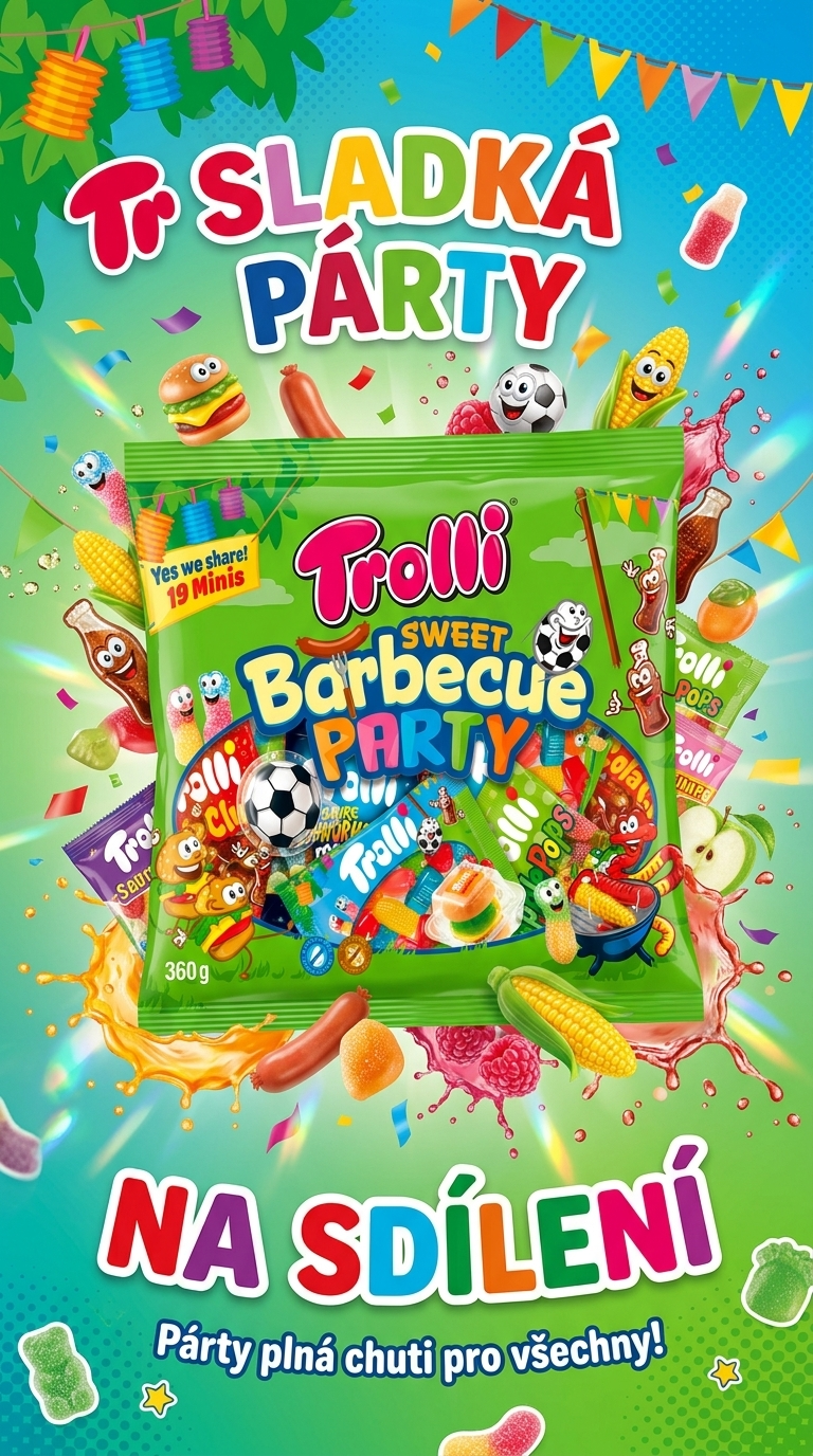 Trolli Sweet Barbecue Party - lifestyle plakát
