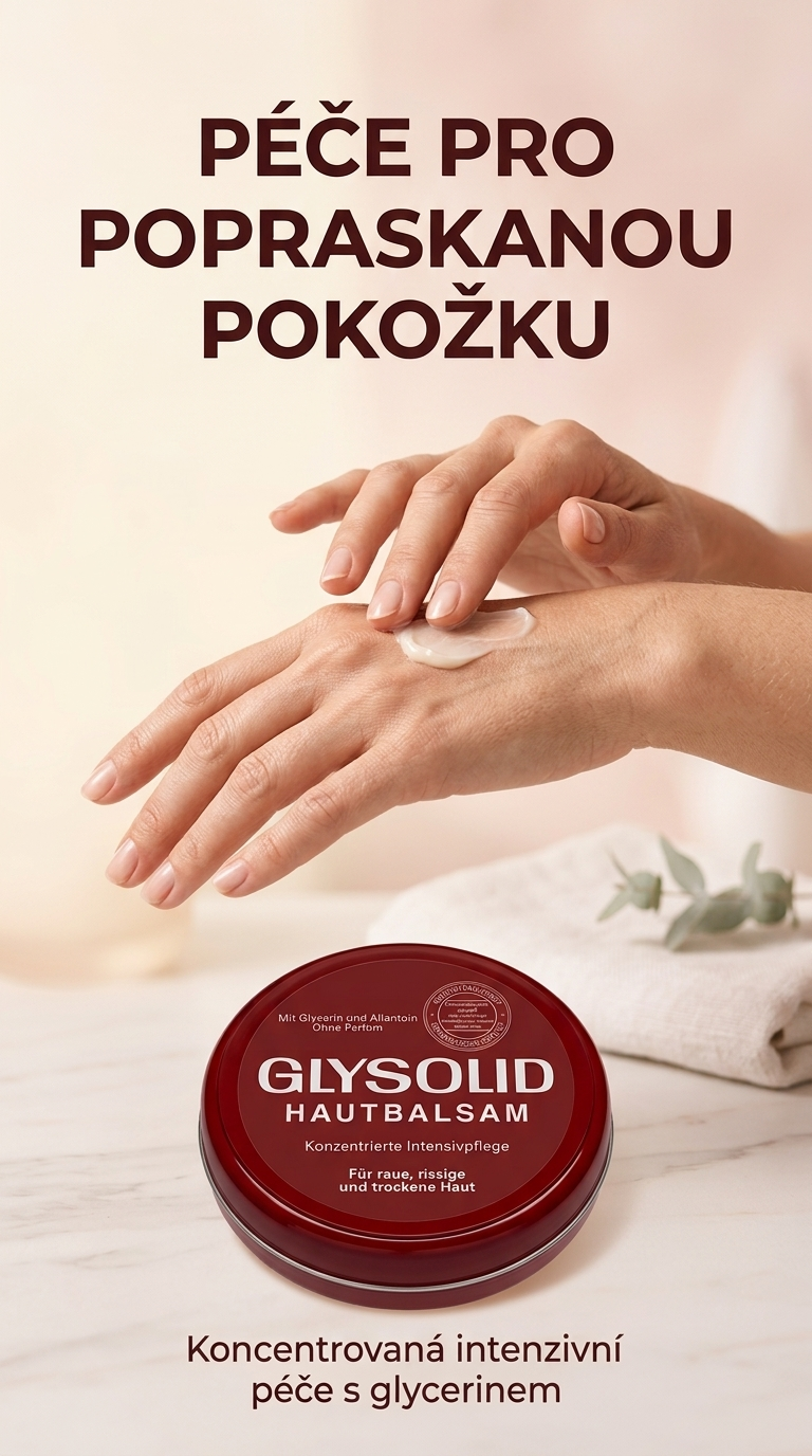 Glysolid pečující krémový balzám na pokožku 100 ml - lifestyle poster