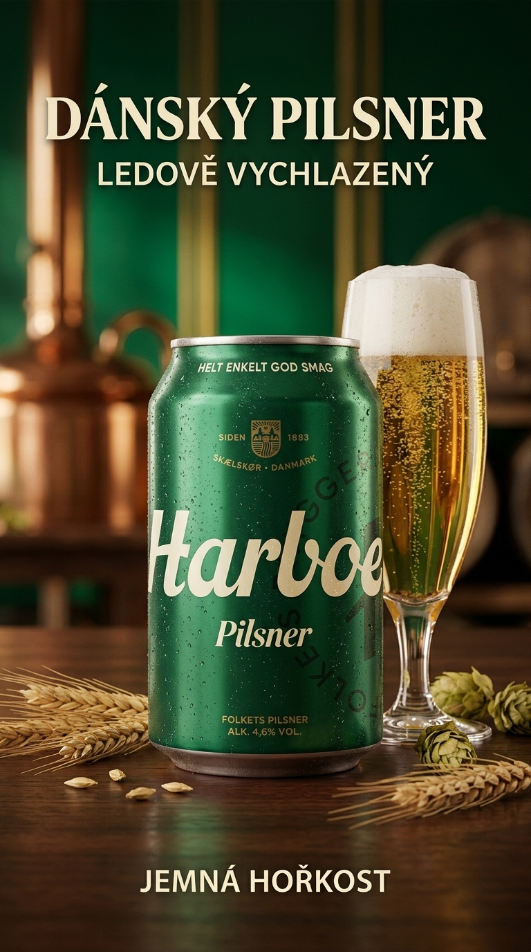 Harboe Pilsner - lifestyle poster