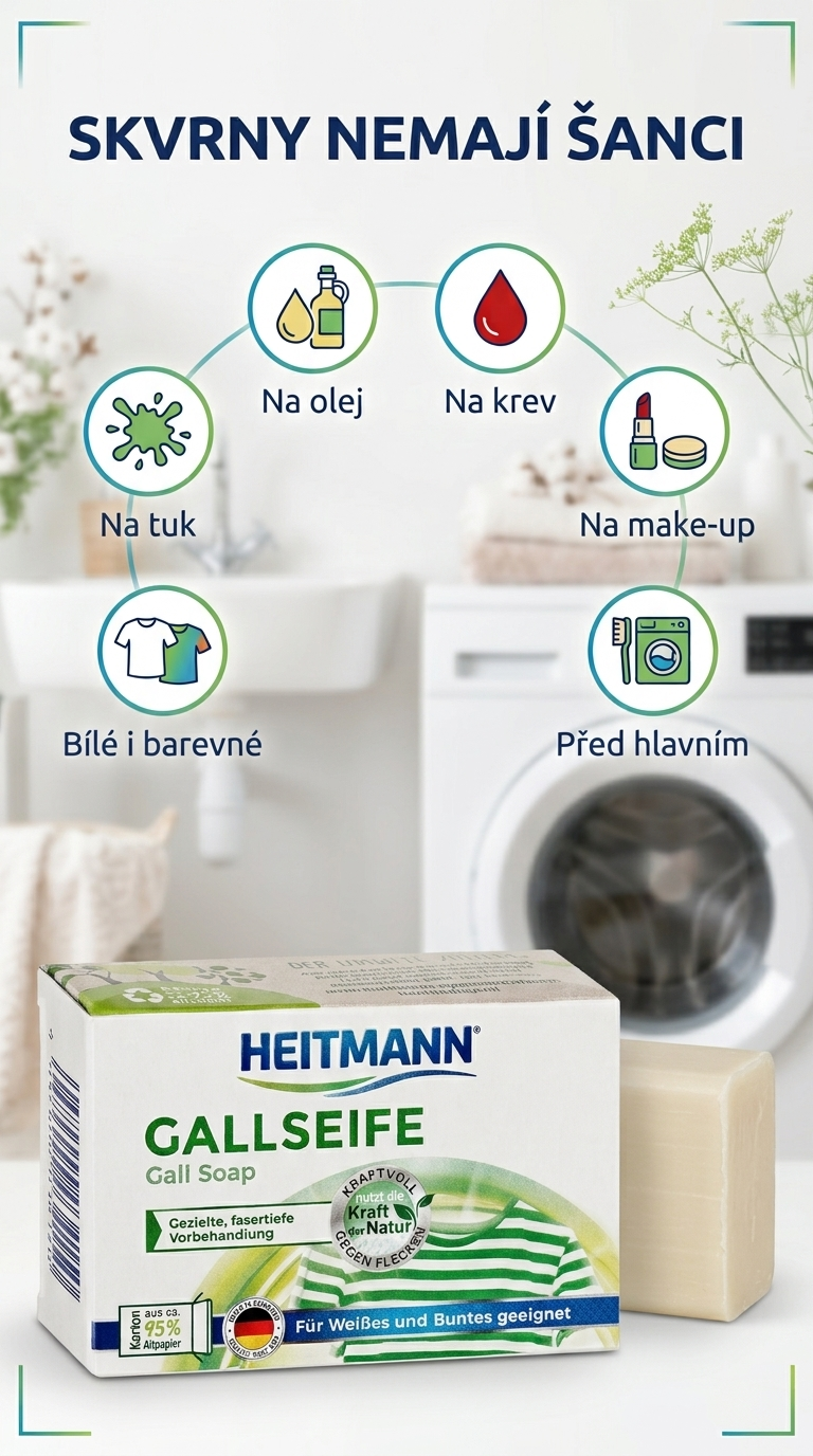 Heitmann žlučové mýdlo 100 g - mobilní infografika