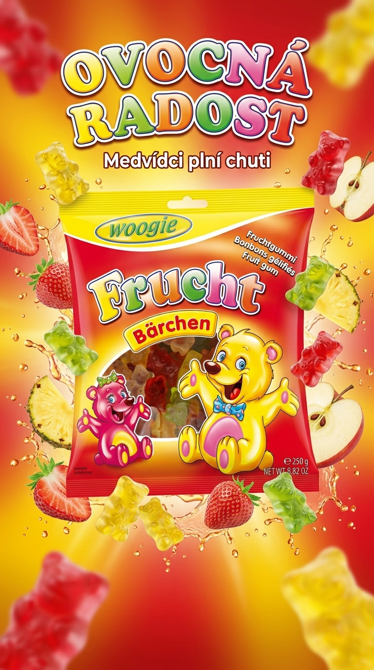 Woogie ovocní medvídci 250 g - lifestyle poster