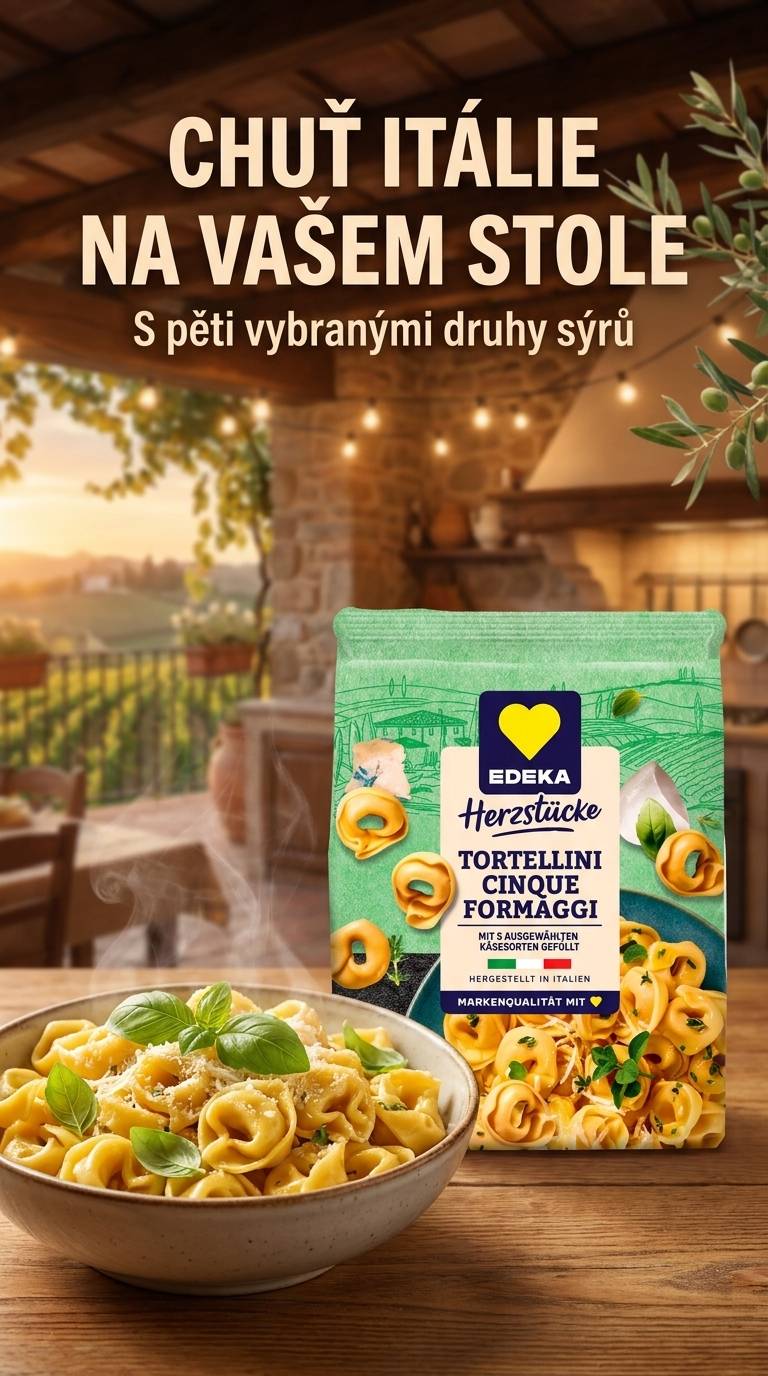 Edeka Tortellini Cinque Formaggi - lifestyle poster