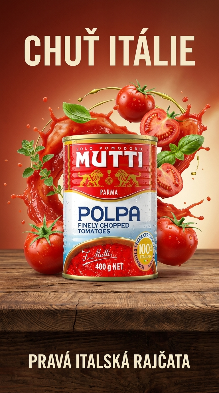 Mutti Polpa - chuť Itálie, pravá italská rajčata