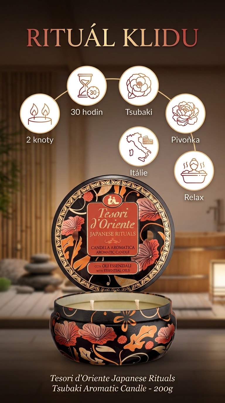 Tesori d'Oriente Japanese Rituals - mobilní infografika