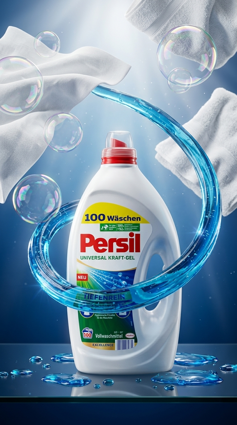 Persil prací gel Tiefenrein - lifestyle poster