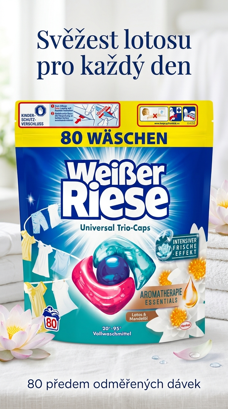 Weisser Riese Trio Caps Lotus - lifestyle poster