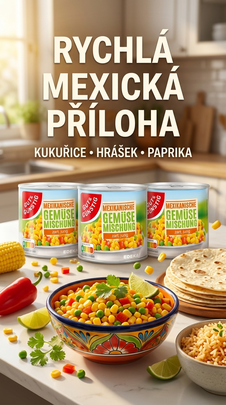 G&G Mexická zeleninová směs - receptový poster
