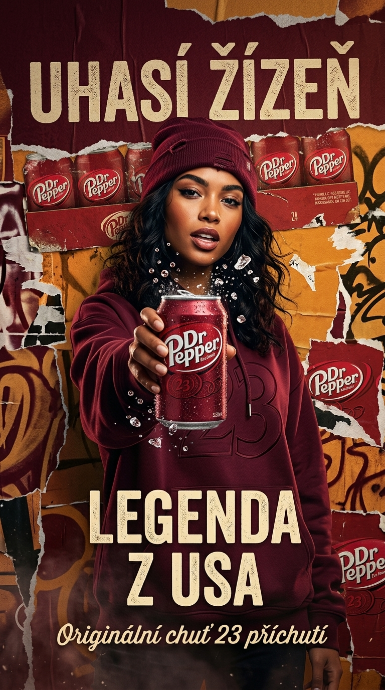 Dr Pepper limonáda - lifestyle poster