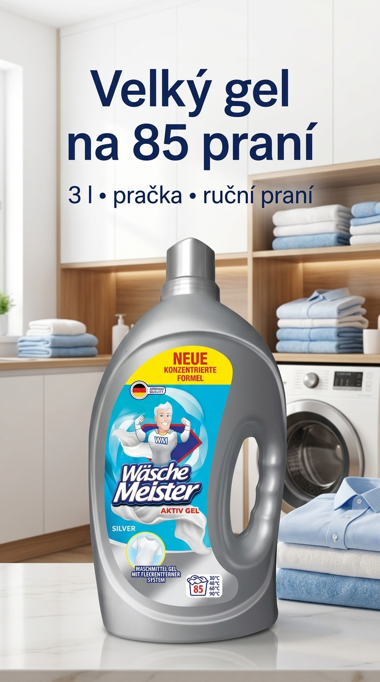 Wasche Meister prací gel - lifestyle poster