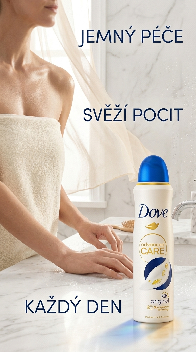 Dove Original deosprej - lifestyle poster