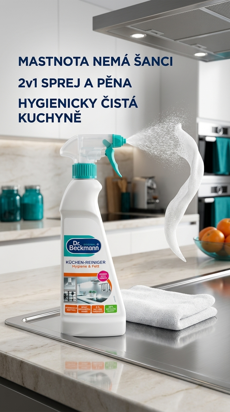 Dr. Beckmann kuchyňský čistič - lifestyle poster