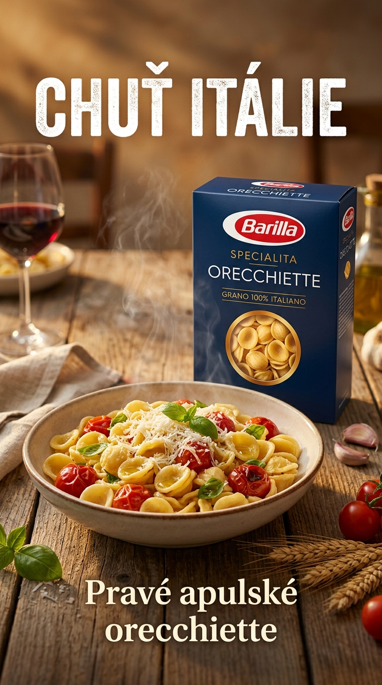 Barilla Orecchiette těstoviny ouška 500 g - lifestyle poster