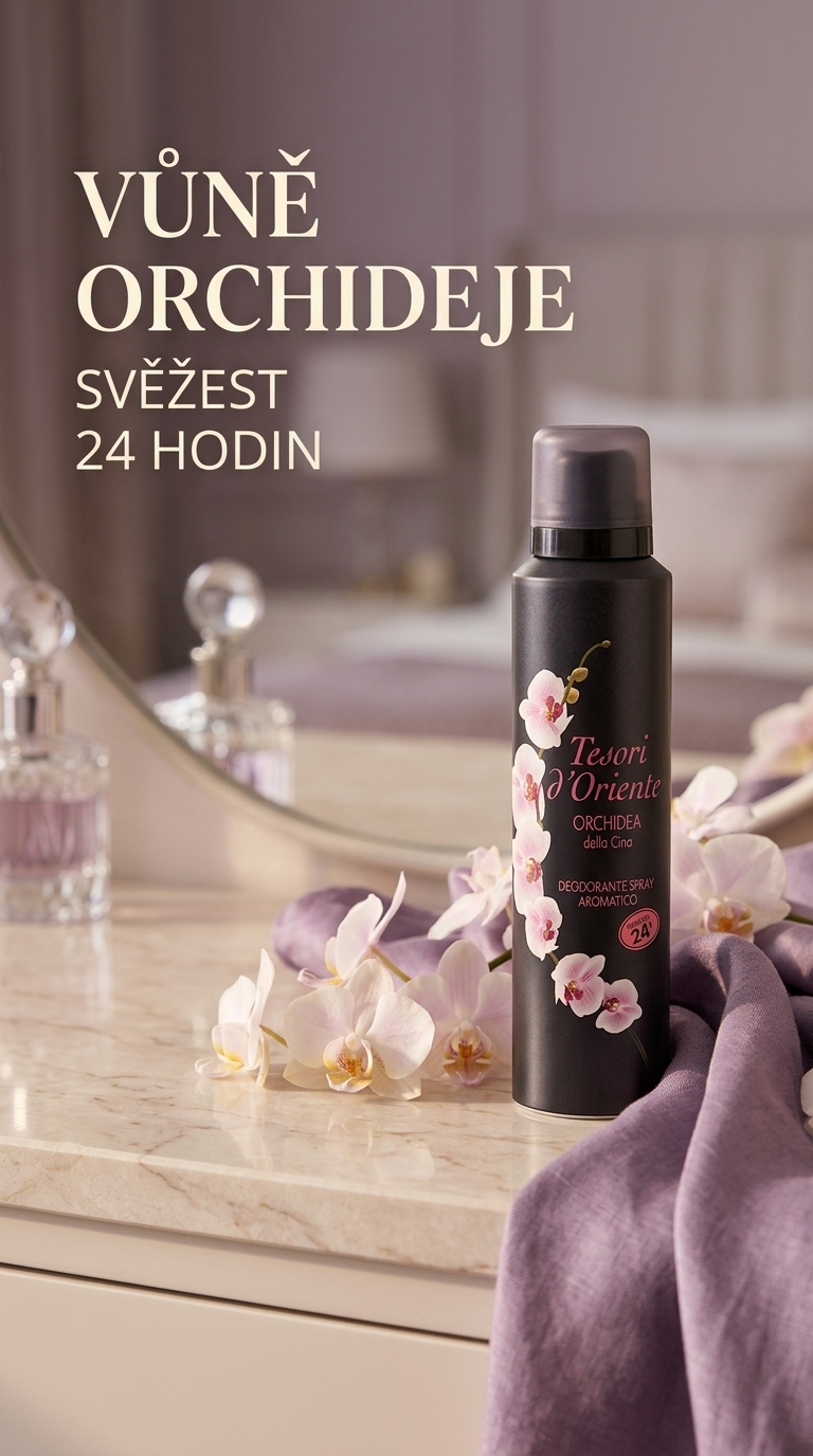 Tesori d'Oriente Orchidea deodorant - lifestyle poster