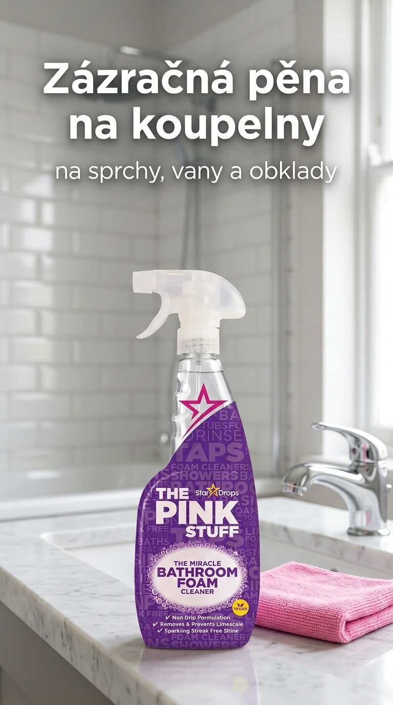 The Pink Stuff koupelnová pěna - lifestyle poster