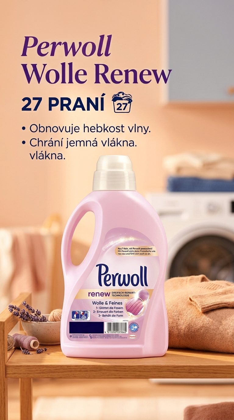 Perwoll Wolle & Renew - lifestyle poster