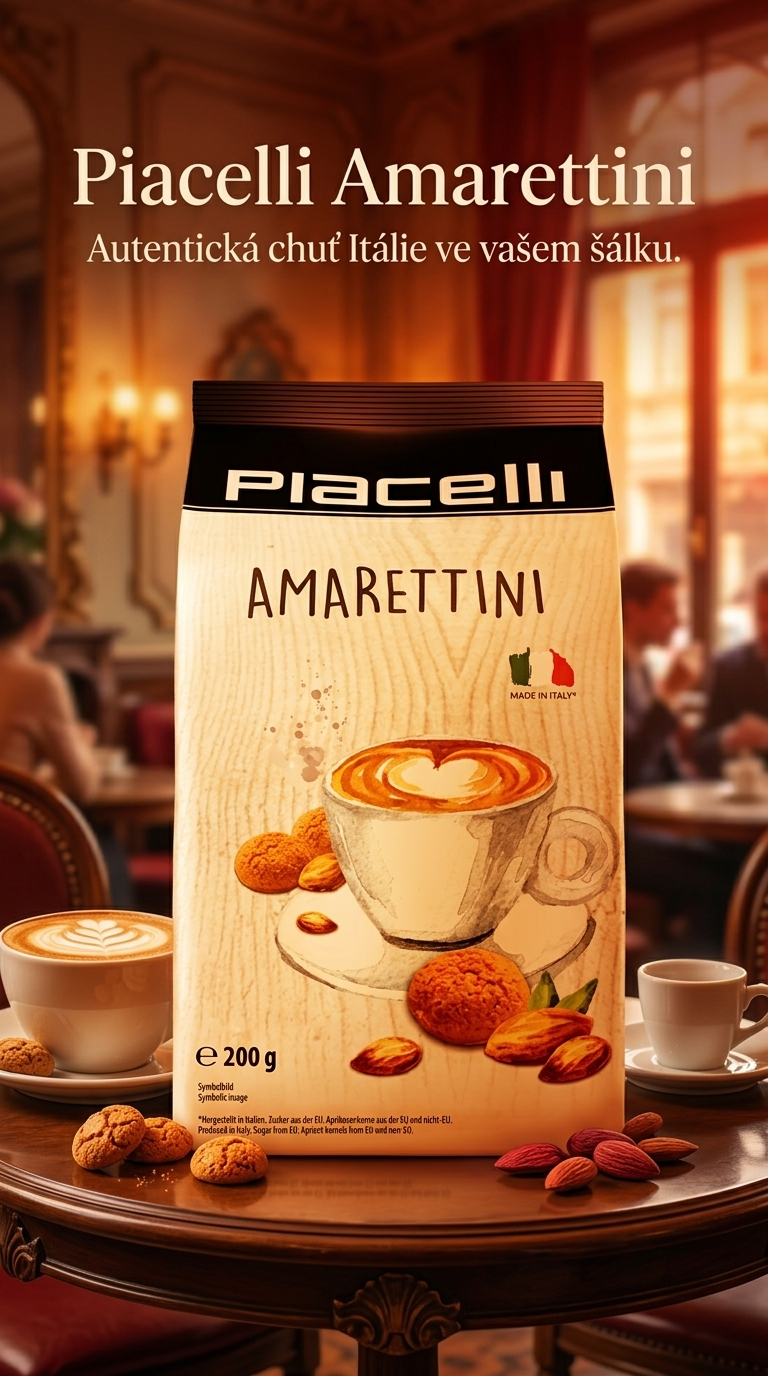 Piacelli Amarettini - italský kávový moment