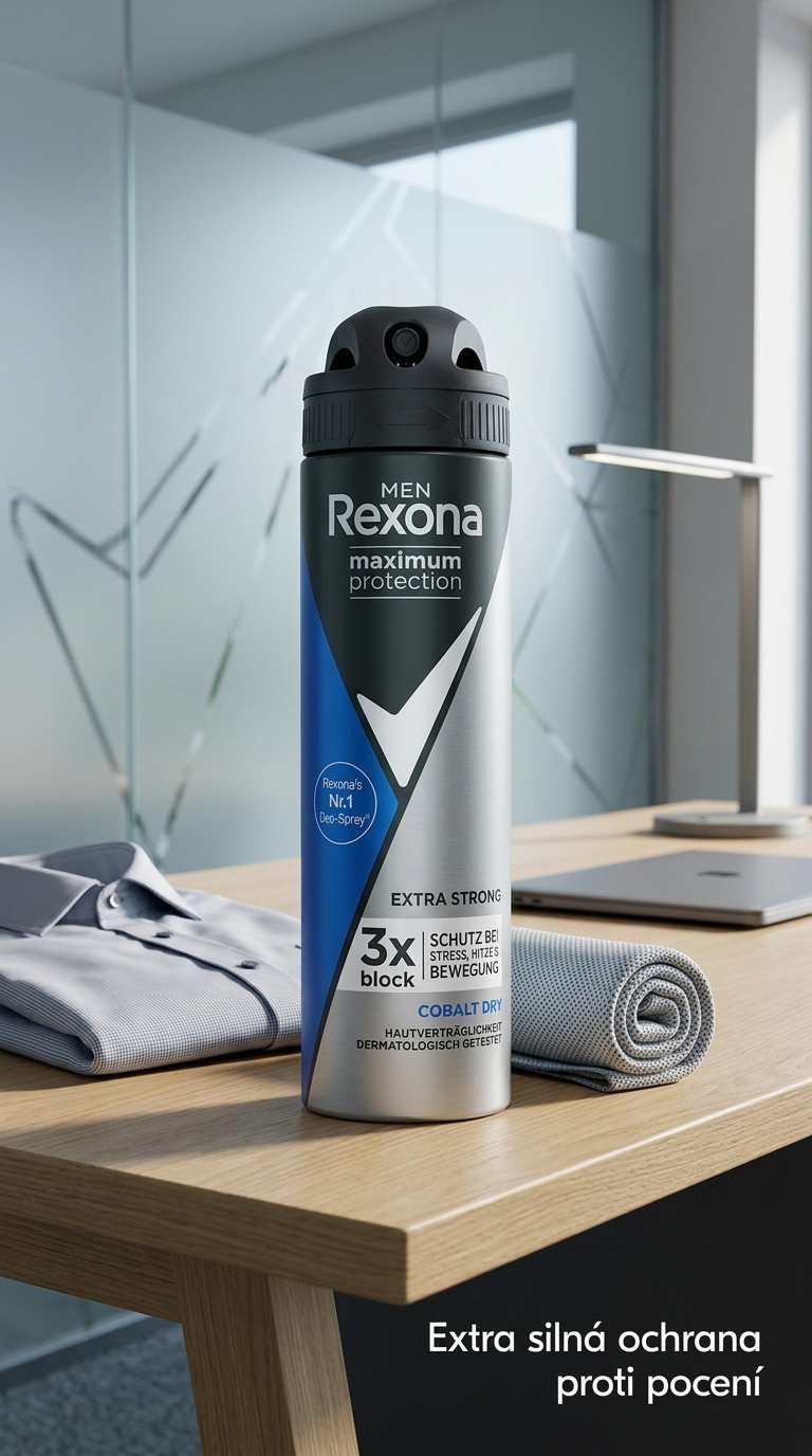 Rexona Men Maximum Protection Cobalt Dry - lifestyle poster