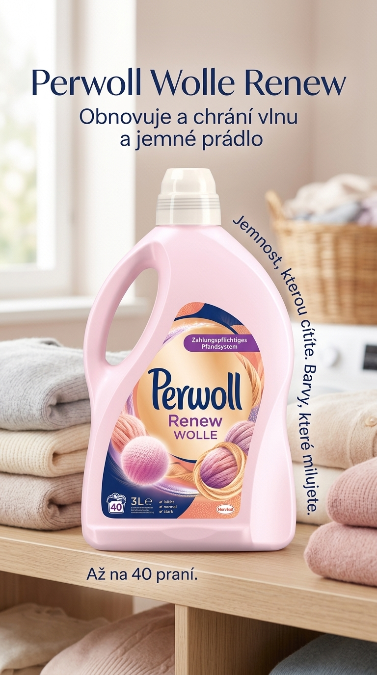 Perwoll Wolle & Renew - lifestyle poster