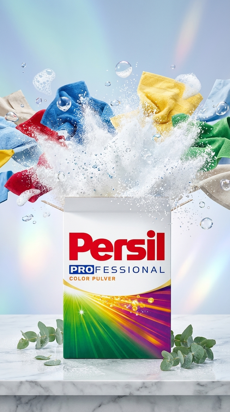 Persil Professional Color prací prášek - lifestyle poster