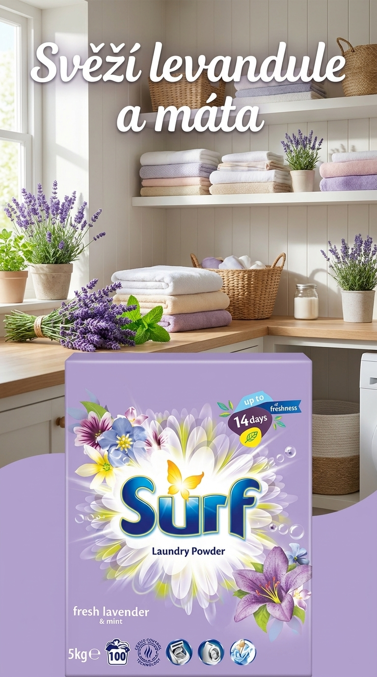 Surf Fresh Lavender - lifestyle poster