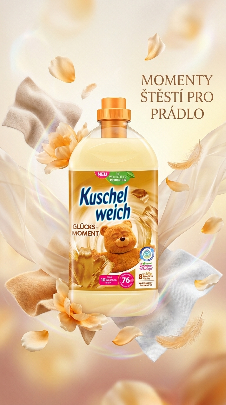 Kuschelweich aviváž Momenty štěstí 76 dávek 2 l - lifestyle poster