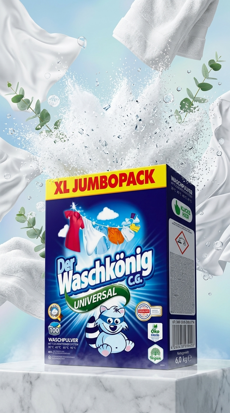 Der Waschkönig Universal prací prášek - lifestyle poster