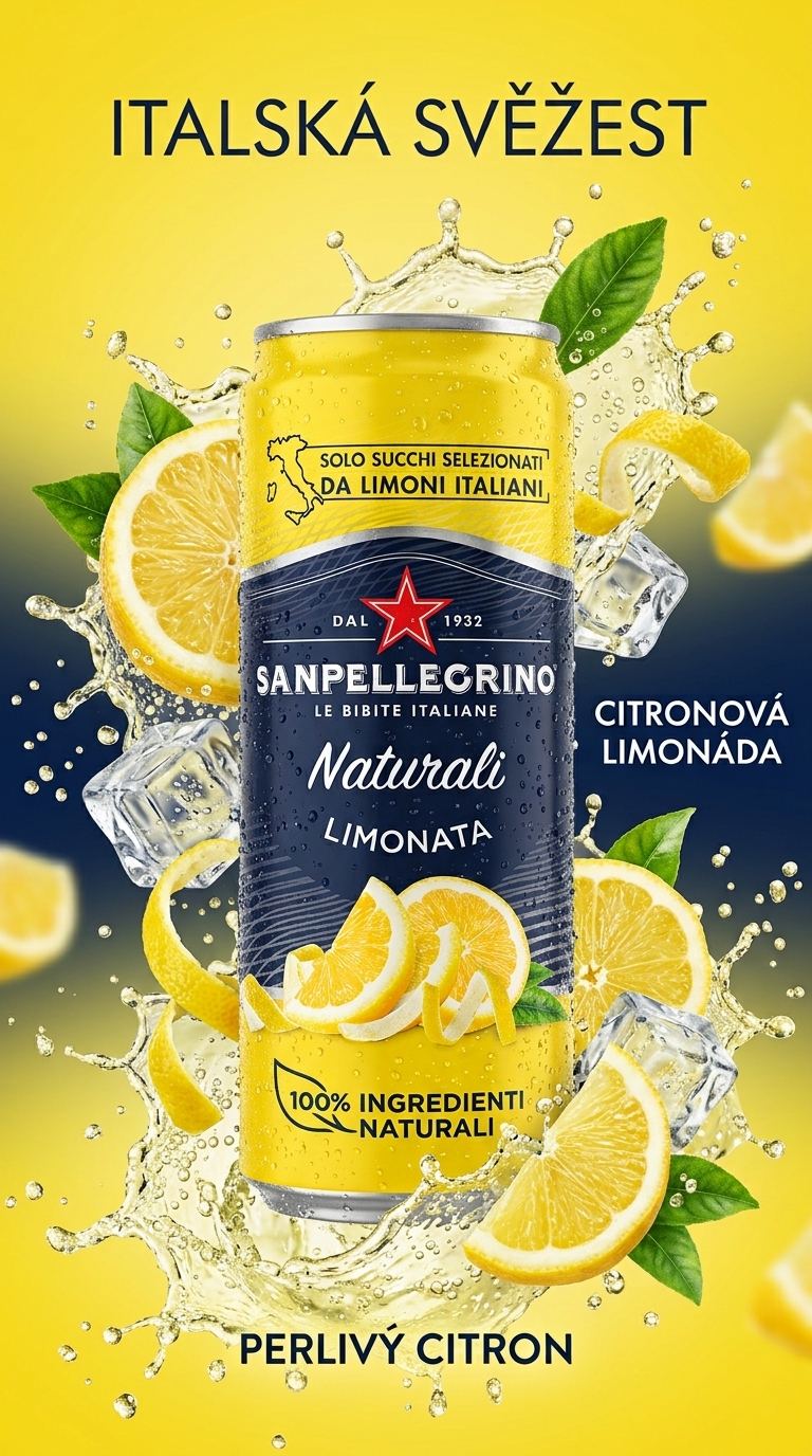 Sanpellegrino Naturali Limonata - lifestyle poster