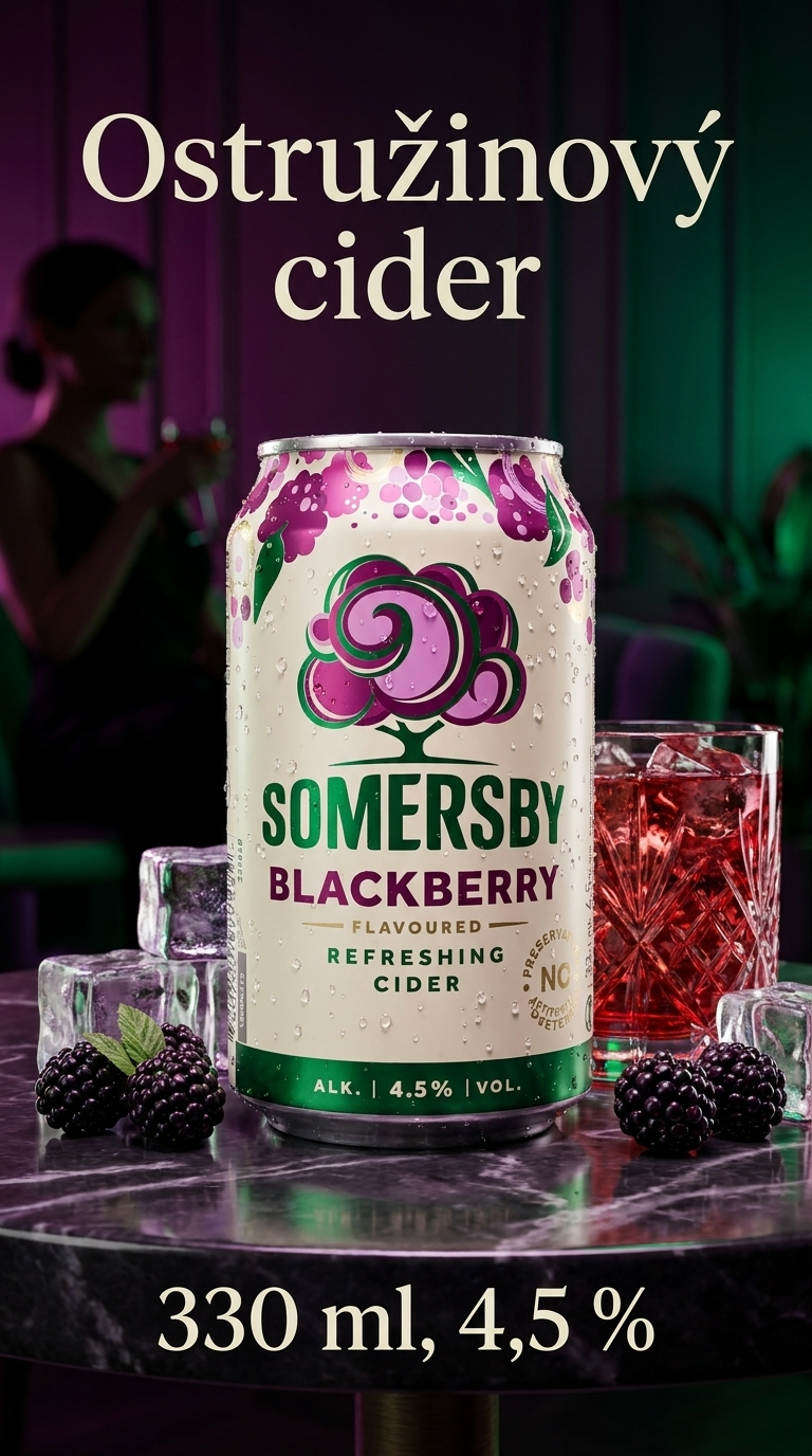 Somersby Blackberry cider - lifestyle poster