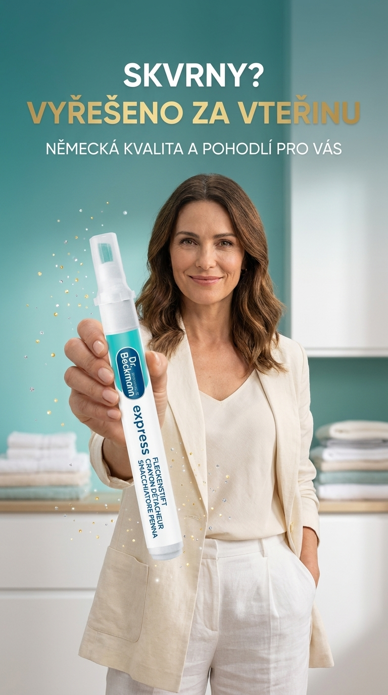 Dr. Beckmann eXpress čisticí tužka na skvrny - lifestyle poster