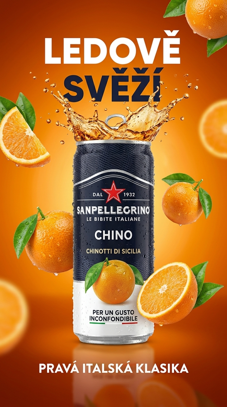 Sanpellegrino Chinotto Chinò 330ml - lifestyle plakát