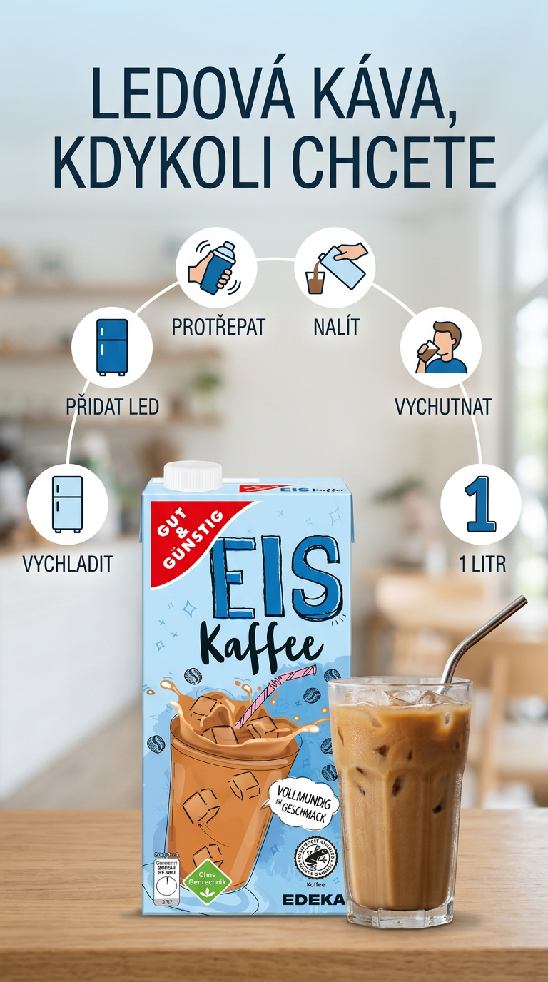 G&G Ledová káva 1 l - mobilní infografika