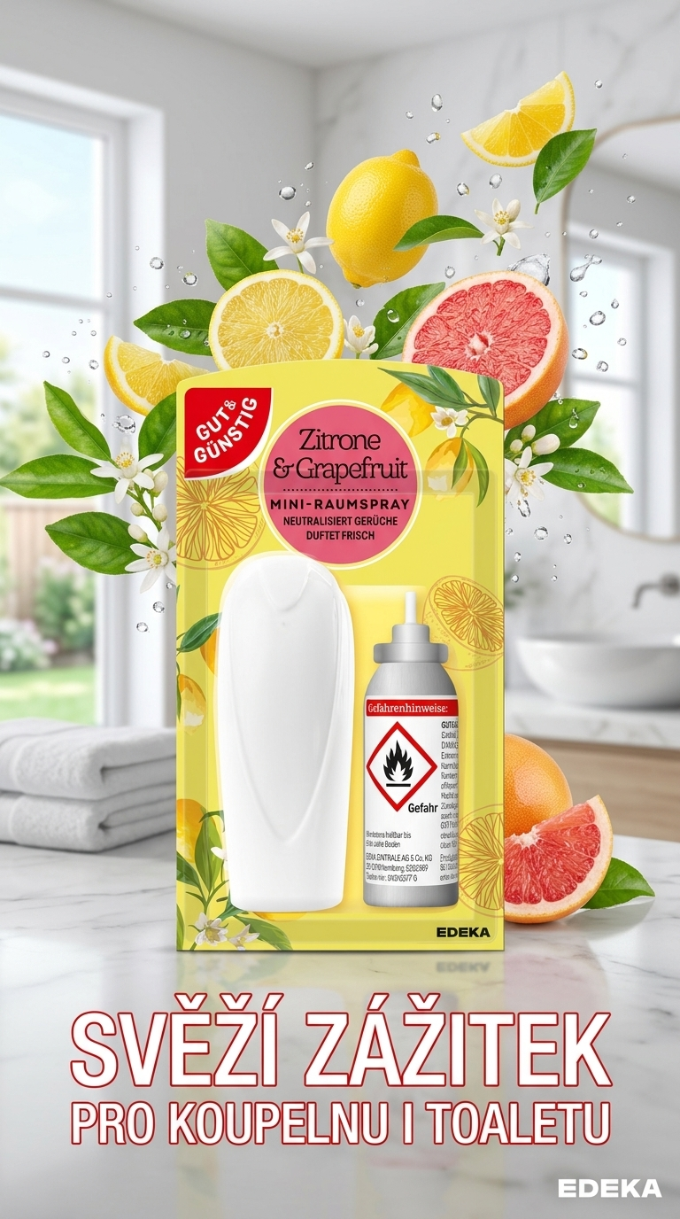 G&G Citrón a grapefruit osvěžovač vzduchu 25 ml - lifestyle poster