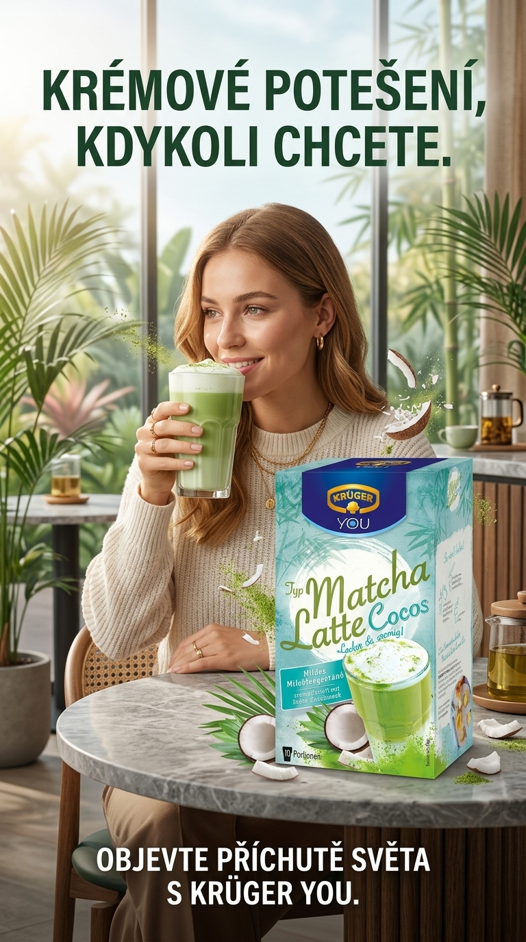 Krüger YOU Matcha Latte Kokos - lifestyle poster