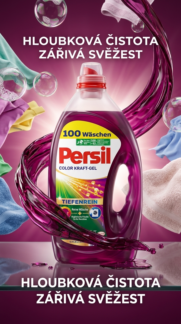 Persil Color prací gel - lifestyle poster