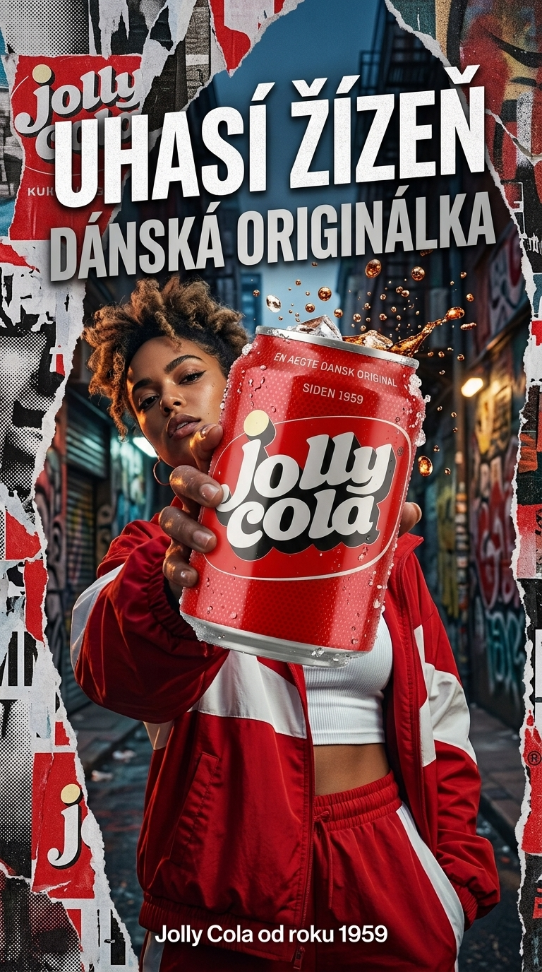 Jolly Cola 18x330 ml - lifestyle poster