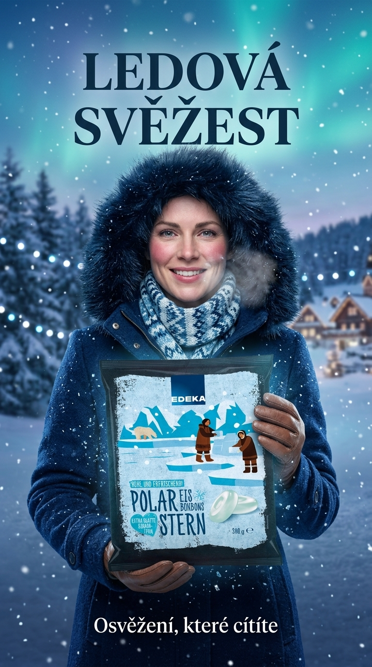 Edeka Ledové bonbony 200 g - lifestyle poster