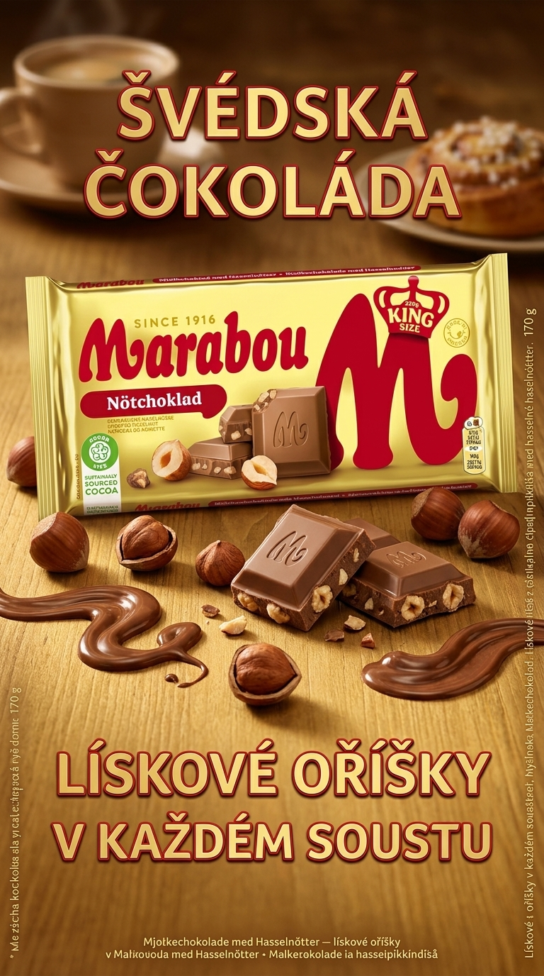 Marabou Nötchoklad - lifestyle poster