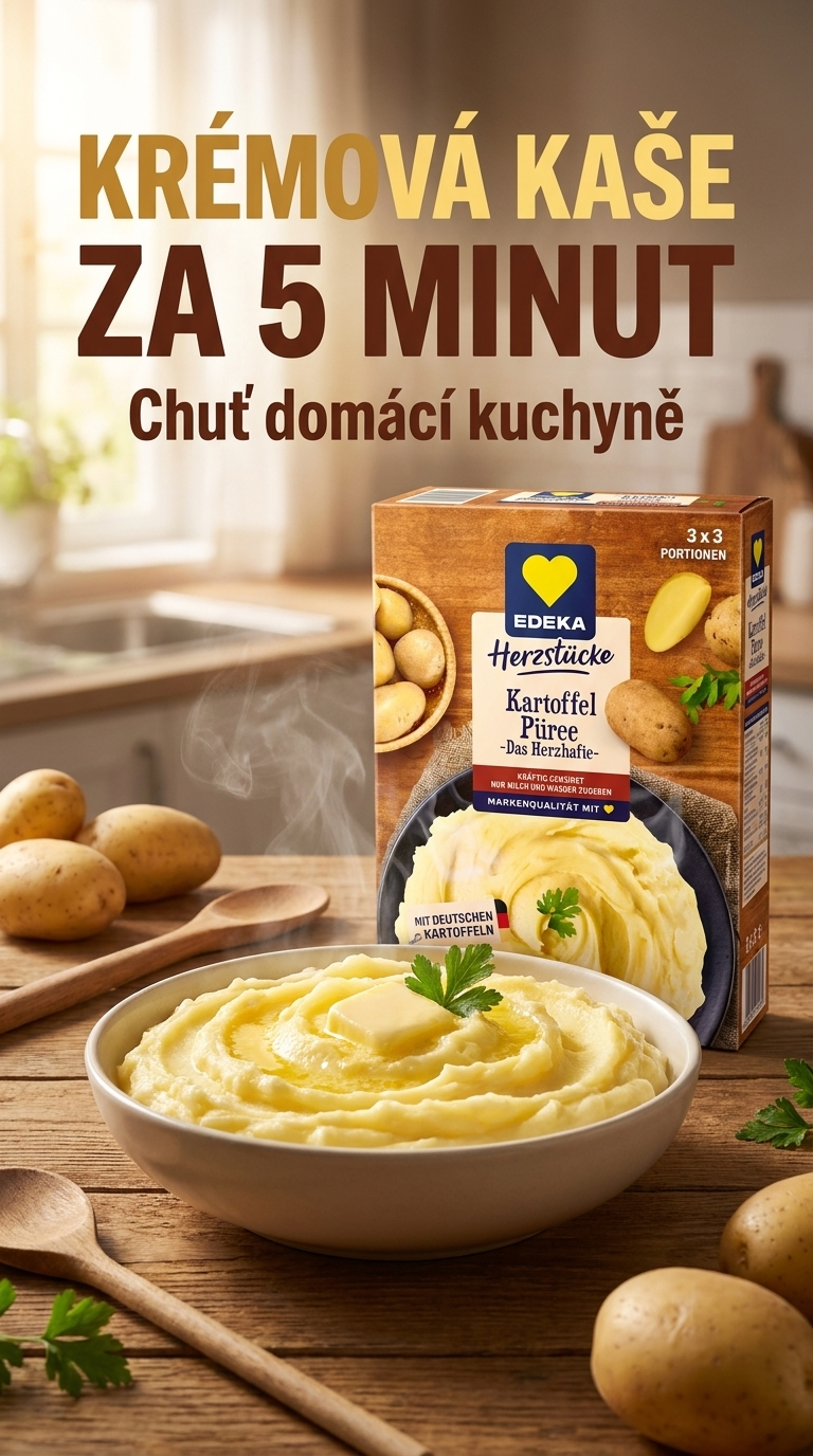 Edeka Okořeněná bramborová kaše 225 g - lifestyle poster