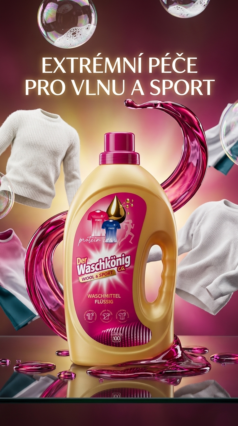 Der Waschkönig Protein Care Wool & Sport - lifestyle poster
