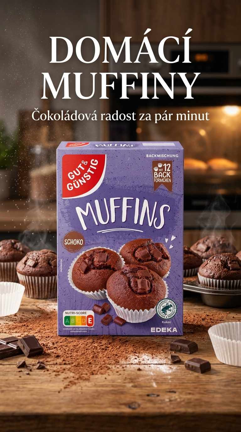 G&G Směs na pečení na čokoládové muffiny 350 g - lifestyle poster