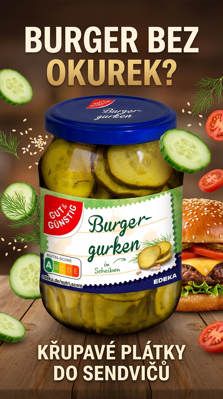 G&G okurky do hamburgerů - lifestyle poster