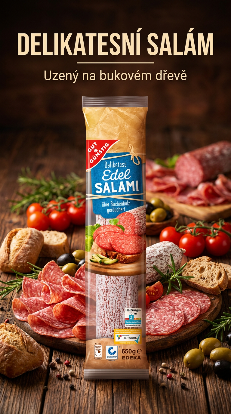 G&G Delikatesní salám 650 g - lifestyle poster