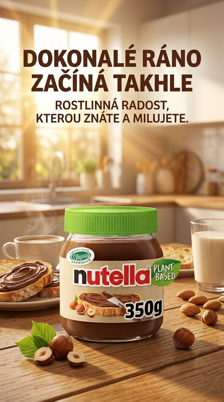 Nutella Plant Based Vegan 350 g - lifestyle poster